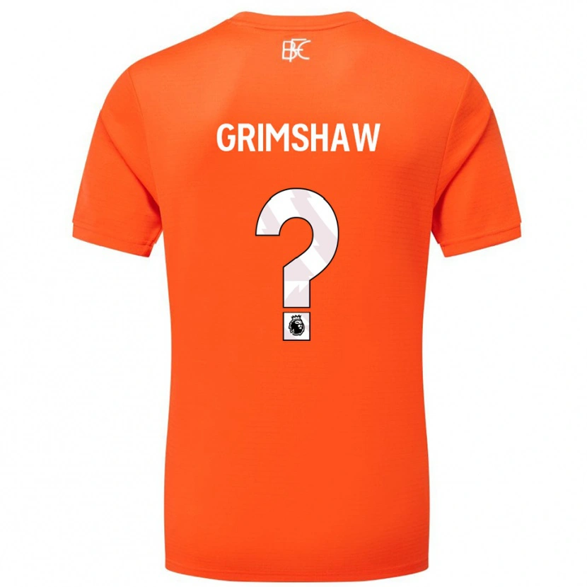 Danxen Herren Harry Grimshaw #0 Trikot Orange Weiß Torwarttrikot 2025/26 Österreich