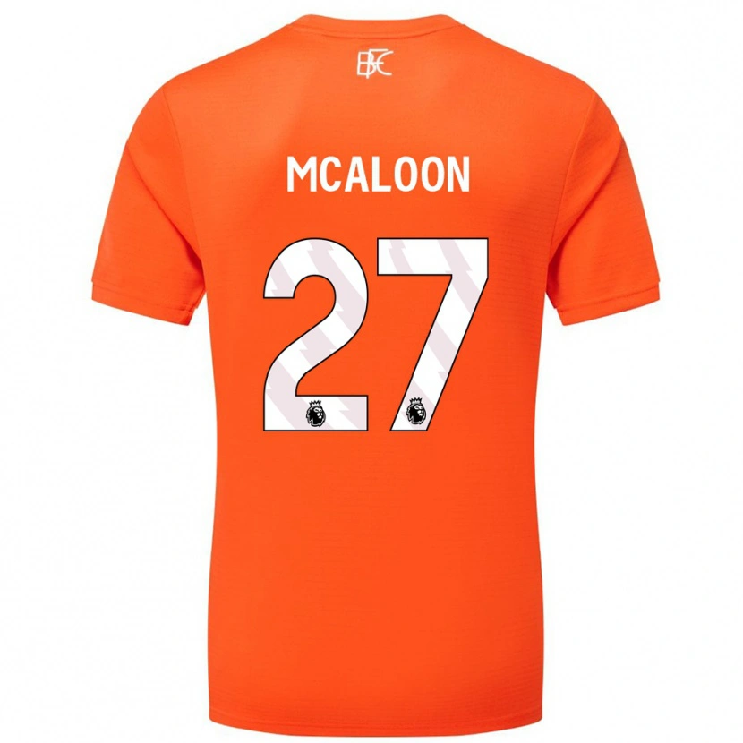 Danxen Herren Naoisha Mcaloon #27 Trikot Orange Weiß Torwarttrikot 2025/26 Österreich