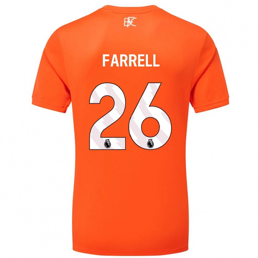 Danxen Herren Lucy Farrell #26 Trikot Orange Weiß Torwarttrikot 2025/26 Österreich