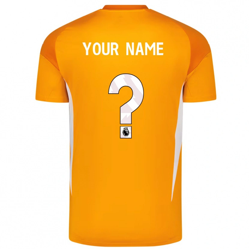 Danxen Herren Leeds United Trikot Orange Weiß Torwarttrikot 2025/26 Österreich