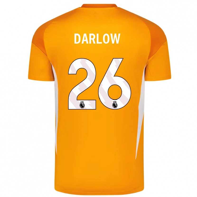 Danxen Herren Karl Darlow #26 Trikot Orange Weiß Torwarttrikot 2025/26 Österreich