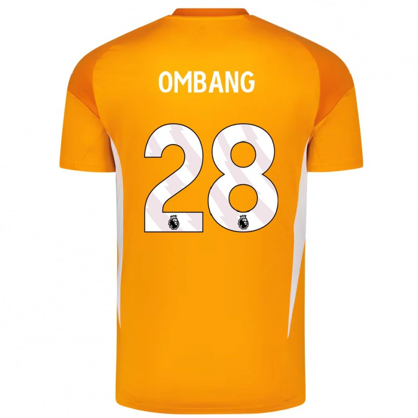 Danxen Herren Darryl Ombang #28 Trikot Orange Weiß Torwarttrikot 2025/26 Österreich