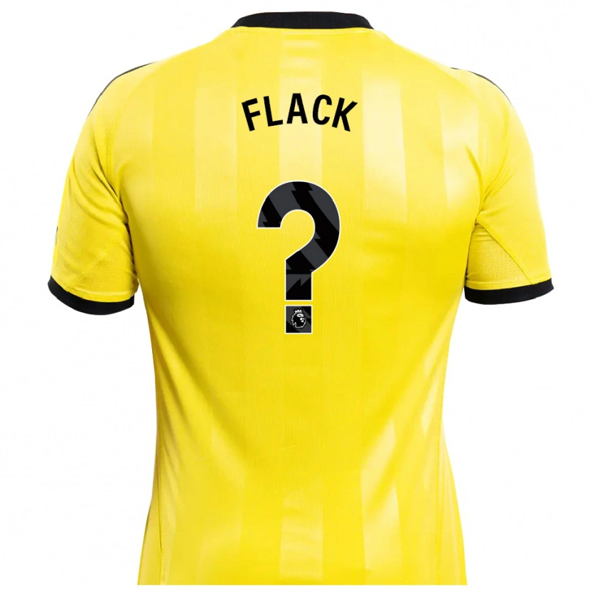 Danxen Herren Lucas Flack #0 Trikot Gelb Schwarz Torwarttrikot 2025/26 Österreich
