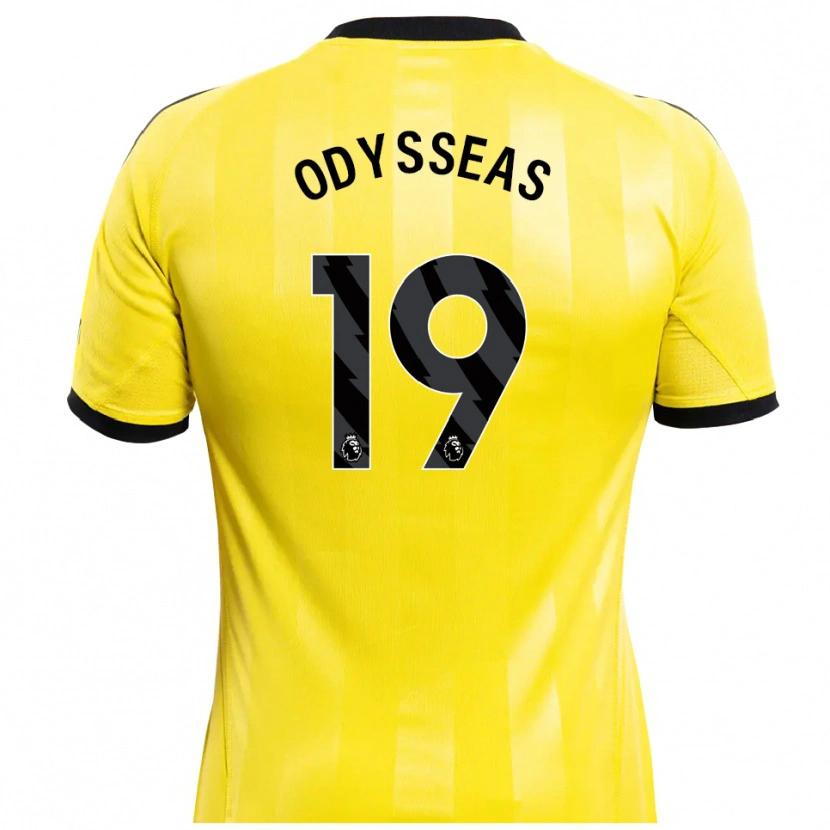 Danxen Herren Odysseas Vlachodimos #19 Trikot Gelb Schwarz Torwarttrikot 2025/26 Österreich