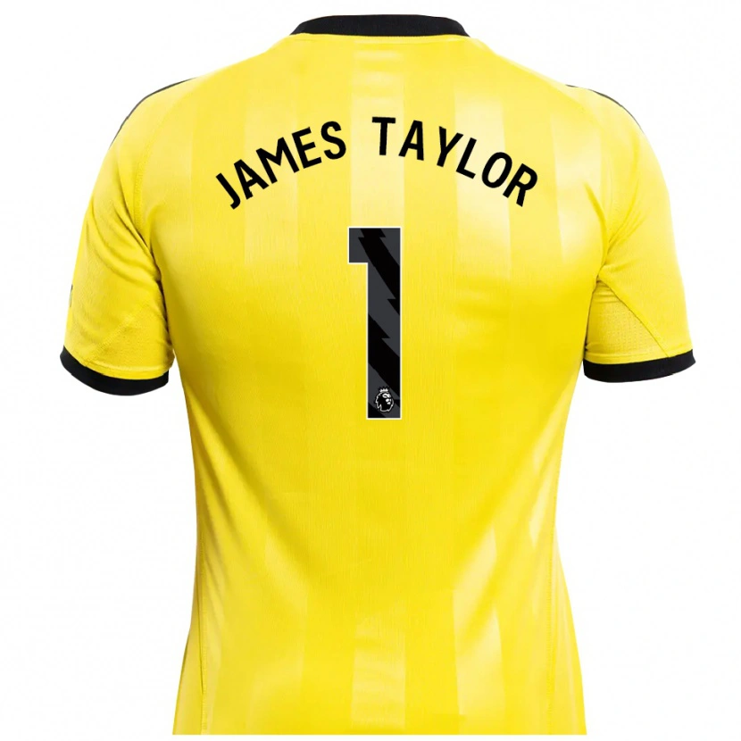 Danxen Herren James Taylor #1 Trikot Gelb Schwarz Torwarttrikot 2025/26 Österreich