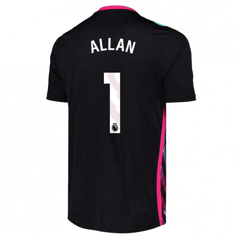Danxen Herren Isaac Allan #1 Trikot Schwarz Weiß Torwarttrikot 2025/26 Österreich