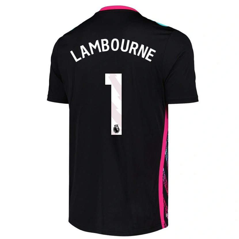 Danxen Herren Demi Lambourne #1 Trikot Schwarz Weiß Torwarttrikot 2025/26 Österreich