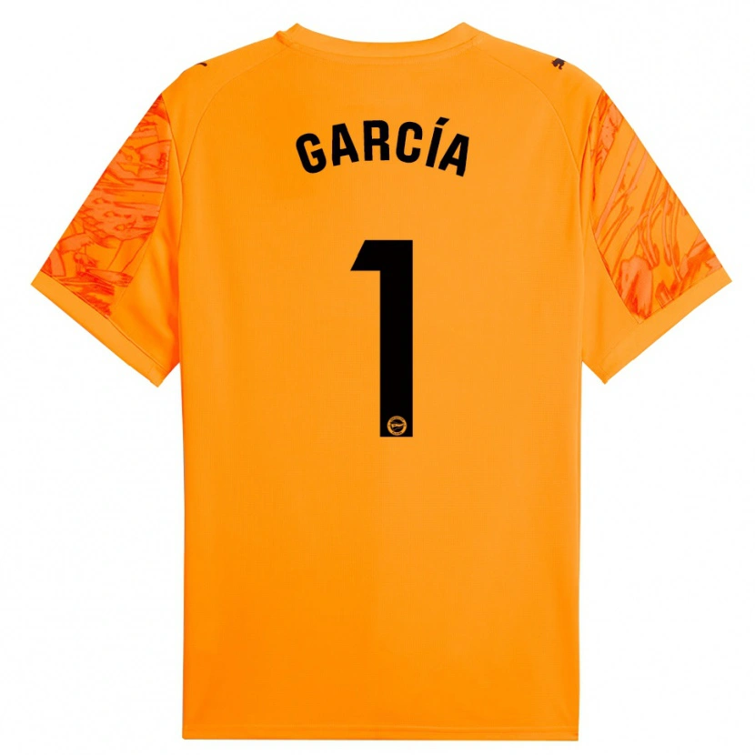 Danxen Herren Gaizka García #1 Trikot Orange Schwarz Torwarttrikot 2025/26 Österreich