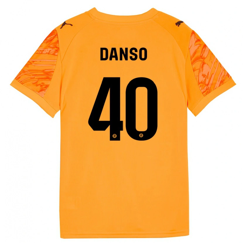 Danxen Herren Jordi Danso #40 Trikot Orange Schwarz Torwarttrikot 2025/26 Österreich