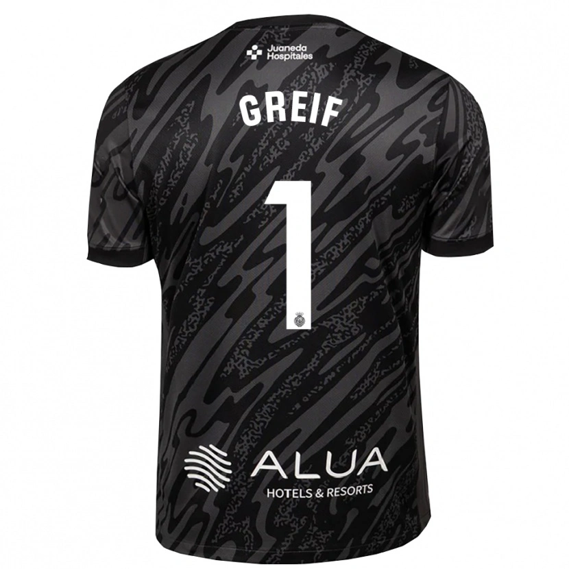 Danxen Herren Dominik Greif #1 Trikot Dunkelgrau Schwarz Torwarttrikot 2025/26 Österreich