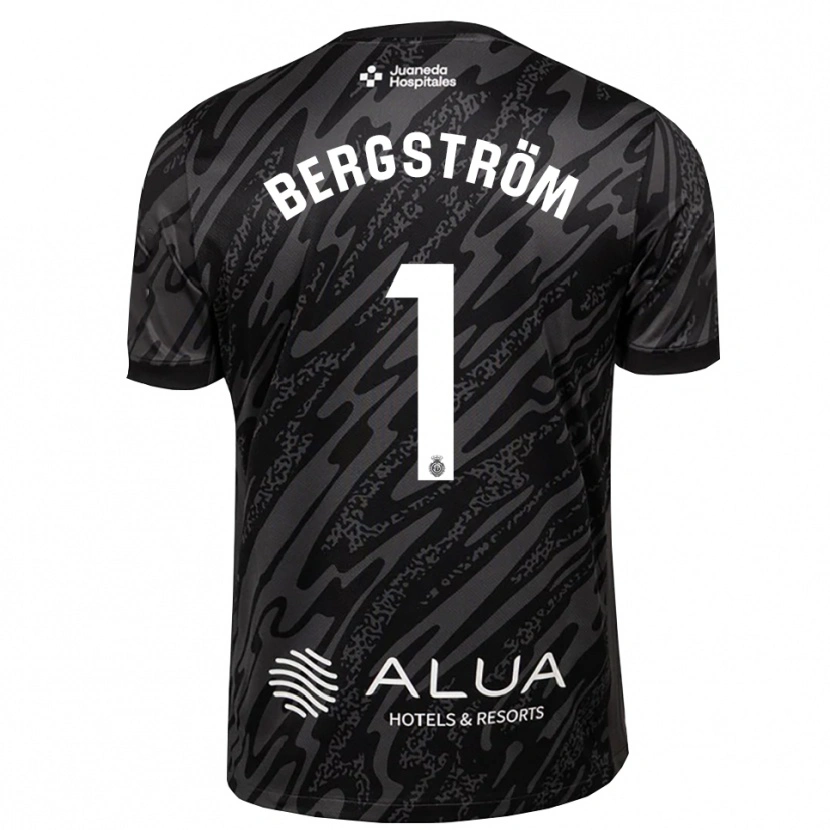 Danxen Herren Lucas Bergström #1 Trikot Dunkelgrau Schwarz Torwarttrikot 2025/26 Österreich