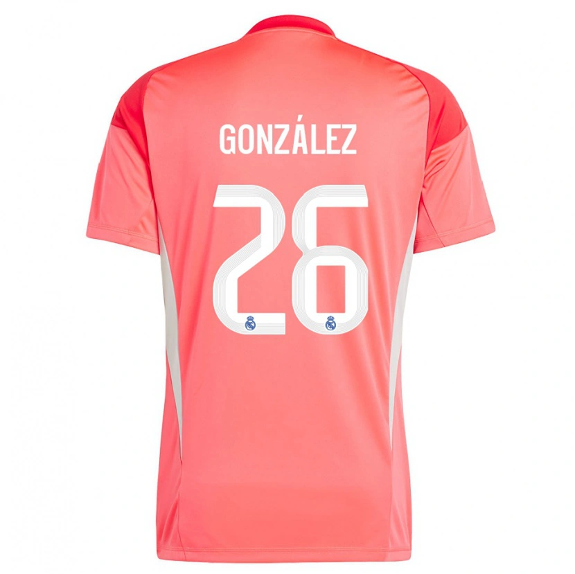 Danxen Herren Fran González #26 Trikot Orange Rot Weiß Torwarttrikot 2025/26 Österreich