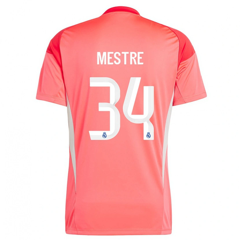Danxen Herren Sergio Mestre #34 Trikot Orange Rot Weiß Torwarttrikot 2025/26 Österreich