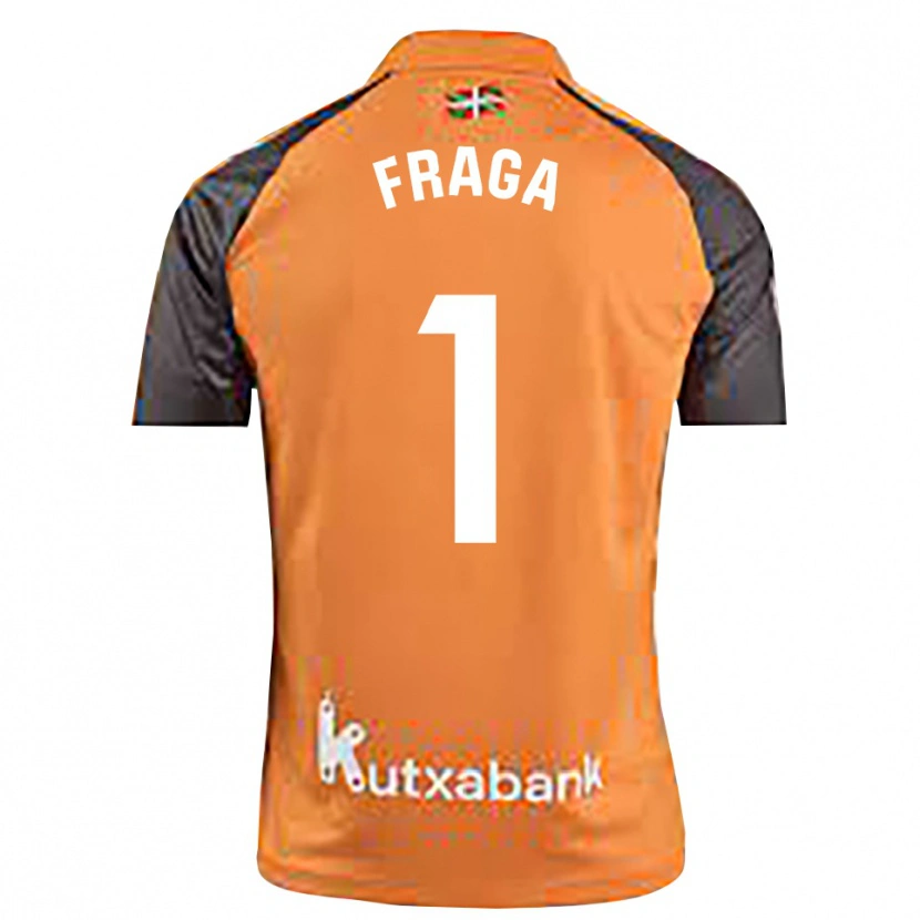 Danxen Herren Aitor Fraga #1 Trikot Schwarz Orange Torwarttrikot 2025/26 Österreich