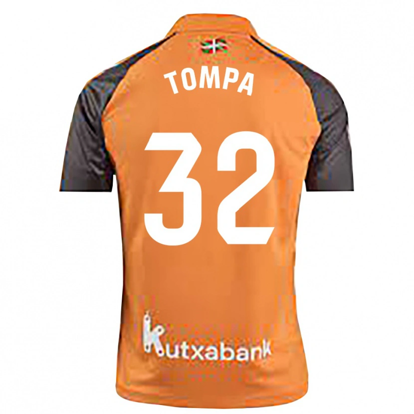 Danxen Herren Ákos Tompa #32 Trikot Schwarz Orange Torwarttrikot 2025/26 Österreich