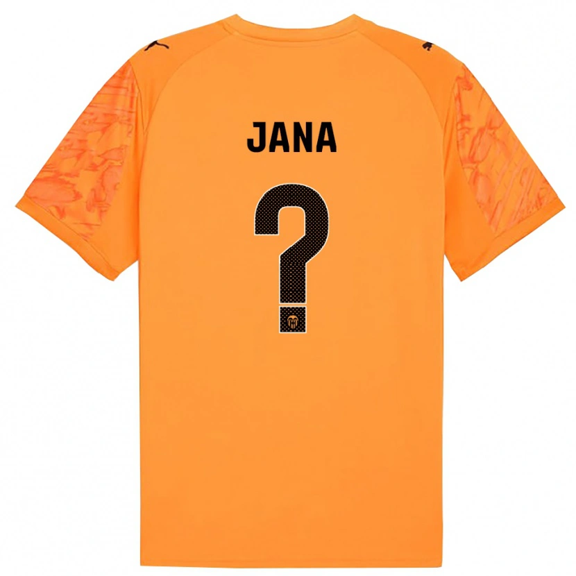 Danxen Herren Jana Xin Henseler Gallego #0 Trikot Orange Schwarz Torwarttrikot 2025/26 Österreich