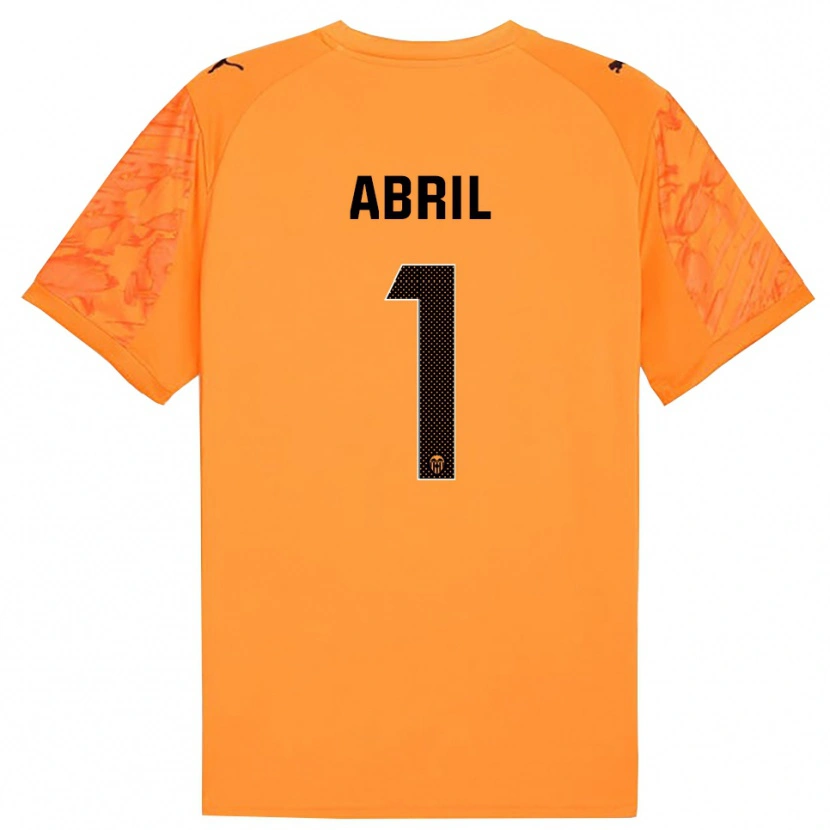 Danxen Herren Vicent Abril #1 Trikot Orange Schwarz Torwarttrikot 2025/26 Österreich