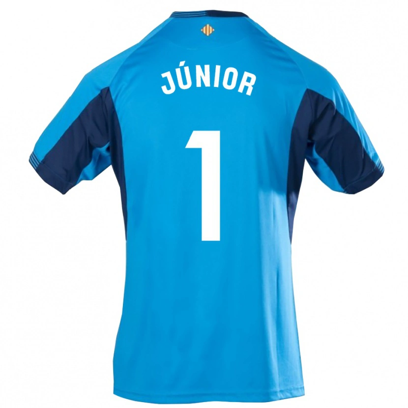Danxen Herren Luiz Júnior #1 Trikot Blau Weiß Torwarttrikot 2025/26 Österreich