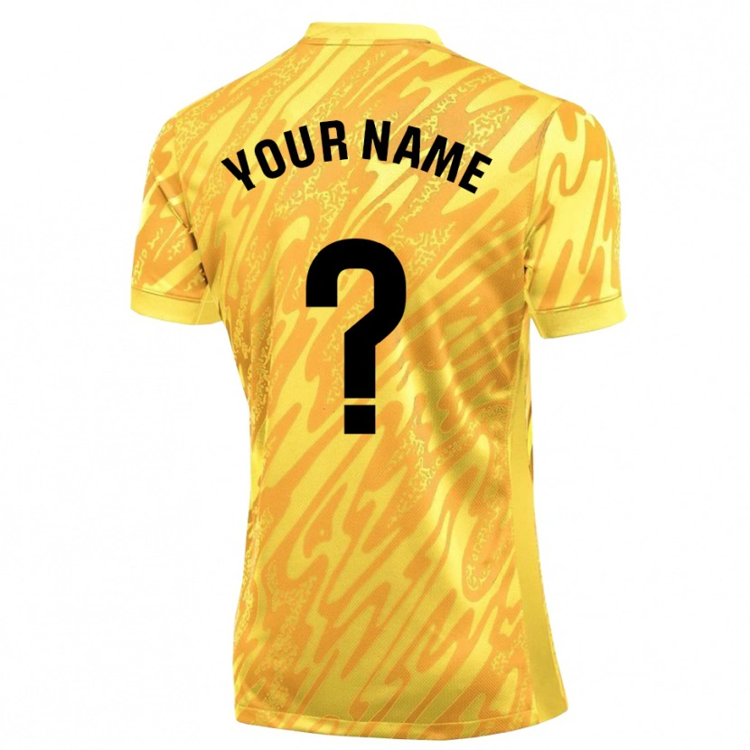 Danxen Herren Elche CF Trikot Gelb Schwarz Torwarttrikot 2025/26 Österreich