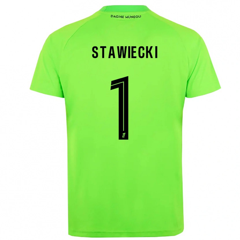 Danxen Herren Jules Stawiecki #1 Trikot Grün Schwarz Torwarttrikot 2025/26 Österreich