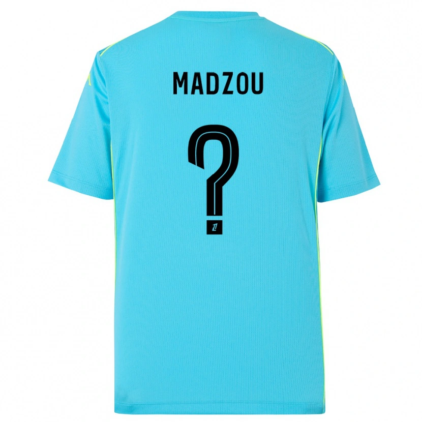 Danxen Herren Djibril Madzou #0 Trikot Himmelblau Schwarz Torwarttrikot 2025/26 Österreich