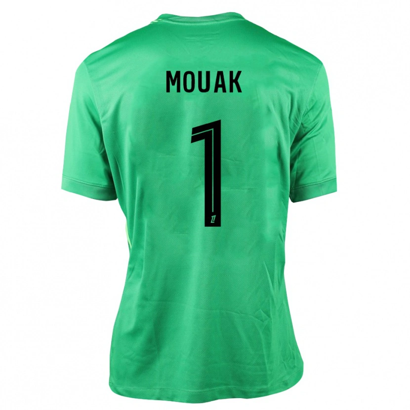 Danxen Herren Adam Mouak #1 Trikot Grün Schwarz Torwarttrikot 2025/26 Österreich