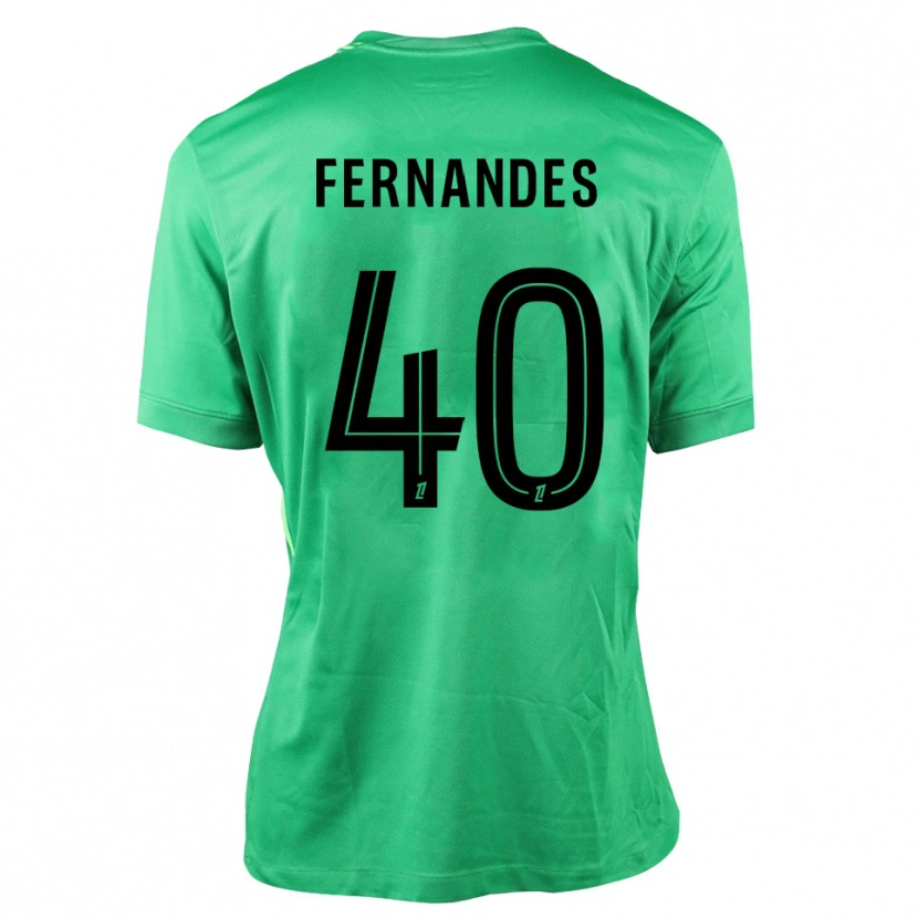 Danxen Herren Alyssa Fernandes #40 Trikot Grün Schwarz Torwarttrikot 2025/26 Österreich