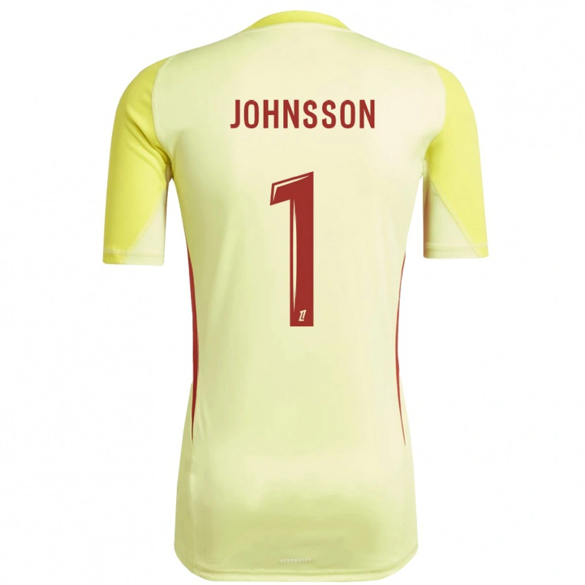 Danxen Herren Karl-Johan Johnsson #1 Trikot Hellgelb Rot Torwarttrikot 2025/26 Österreich
