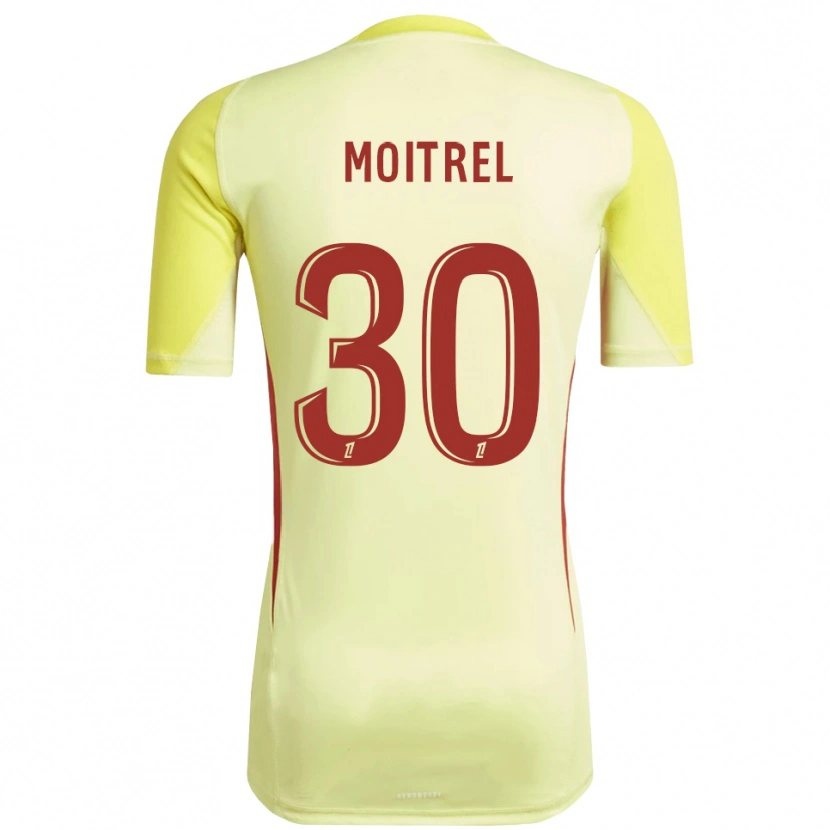 Danxen Herren Pauline Moitrel #30 Trikot Hellgelb Rot Torwarttrikot 2025/26 Österreich