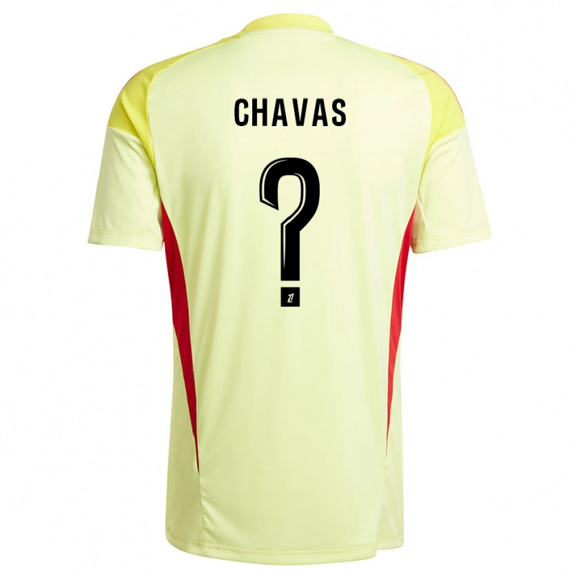 Danxen Herren Mylène Chavas #0 Trikot Hellgelb Schwarz Torwarttrikot 2025/26 Österreich