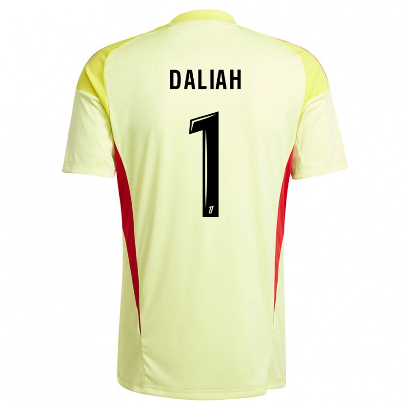 Danxen Herren Leny Daliah #1 Trikot Hellgelb Schwarz Torwarttrikot 2025/26 Österreich