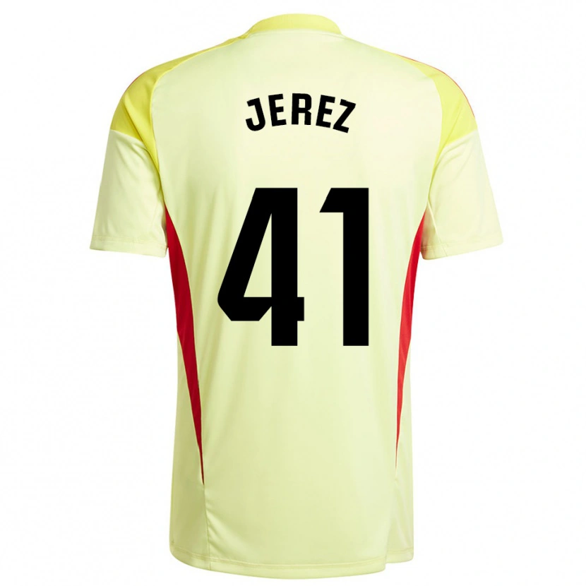 Danxen Herren Adrián Jerez #41 Trikot Hellgelb Schwarz Torwarttrikot 2025/26 Österreich