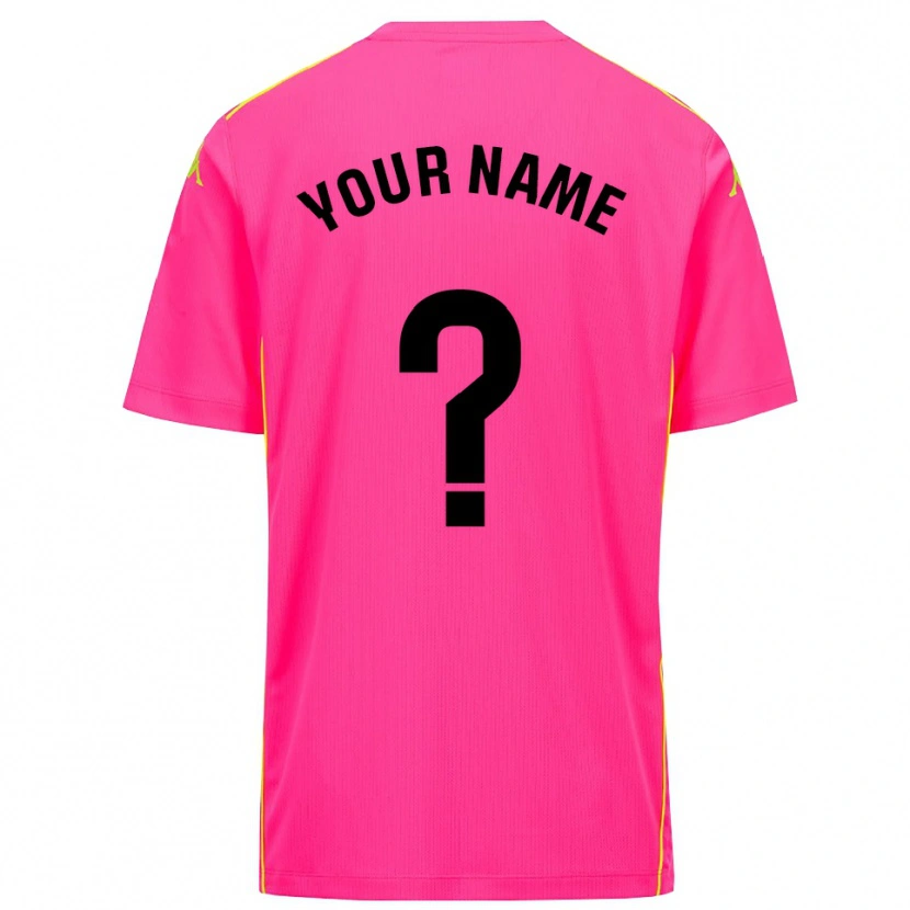Danxen Herren Real Valladolid Trikot Tiefpink Schwarz Torwarttrikot 2025/26 Österreich