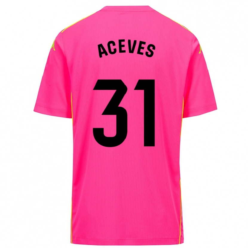 Danxen Herren Álvaro Aceves #31 Trikot Tiefpink Schwarz Torwarttrikot 2025/26 Österreich