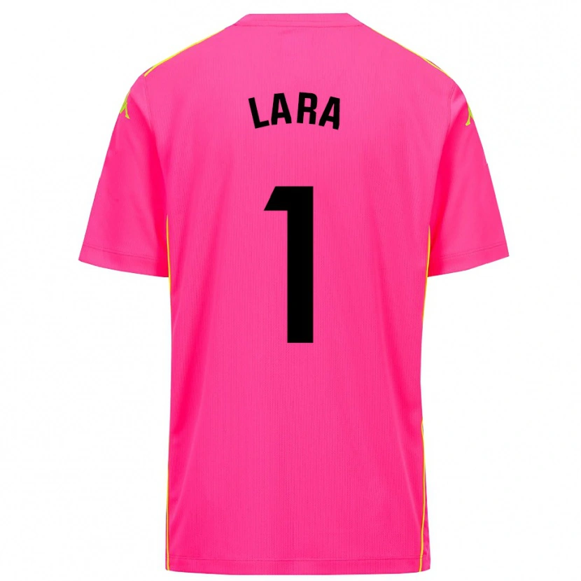 Danxen Herren Lara Lara De Las Heras Coello #1 Trikot Tiefpink Schwarz Torwarttrikot 2025/26 Österreich