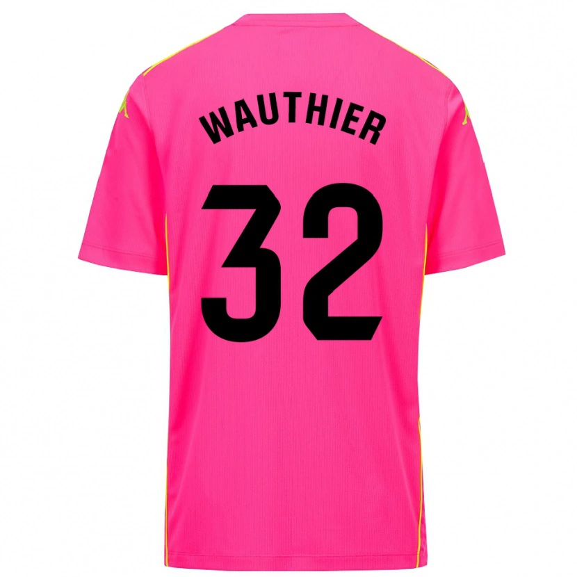 Danxen Herren Hugo Wauthier #32 Trikot Tiefpink Schwarz Torwarttrikot 2025/26 Österreich