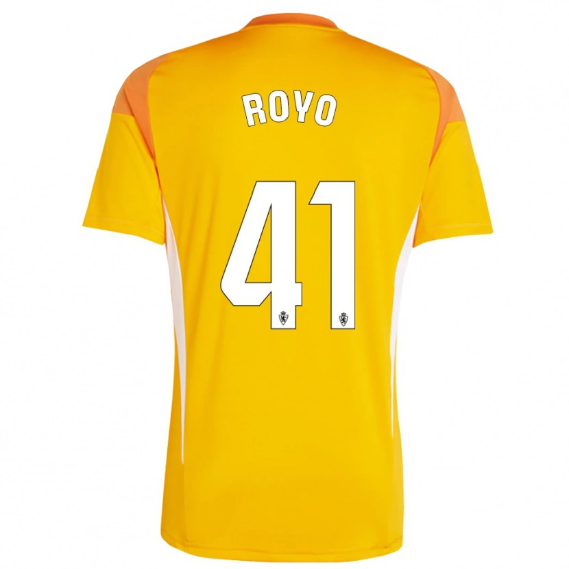 Danxen Herren Eduardo Royo #41 Trikot Dunkelorange Gelb Torwarttrikot 2025/26 Österreich