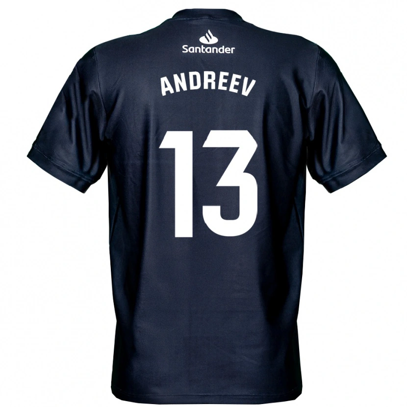 Danxen Herren Plamen Andreev #13 Trikot Mitternachtsblau Weiß Torwarttrikot 2025/26 Österreich