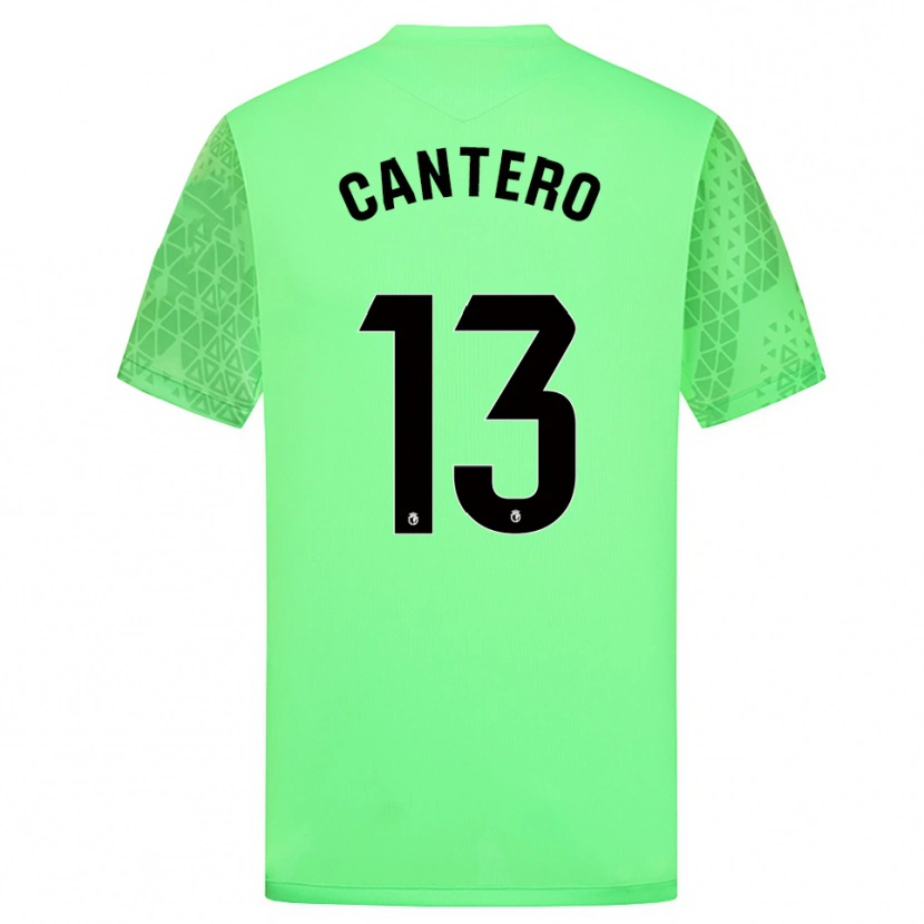 Danxen Herren Ander Cantero #13 Trikot Frühlingsgrün Schwarz Torwarttrikot 2025/26 Österreich