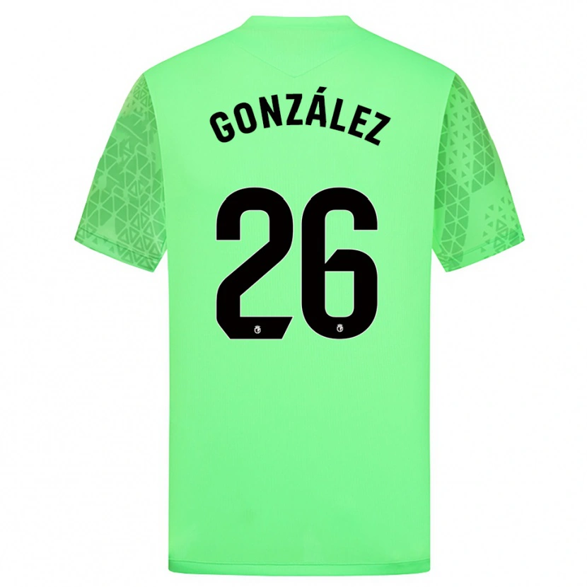 Danxen Herren Diego González #26 Trikot Frühlingsgrün Schwarz Torwarttrikot 2025/26 Österreich