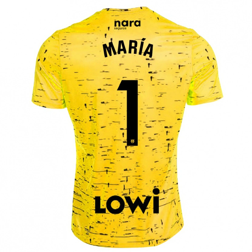 Danxen Herren María Hernández #1 Trikot Gelb Schwarz Torwarttrikot 2025/26 Österreich