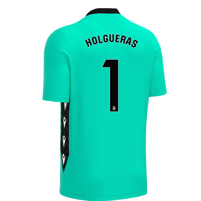 Danxen Herren Javi Holgueras #1 Trikot Aqua Schwarz Torwarttrikot 2025/26 Österreich