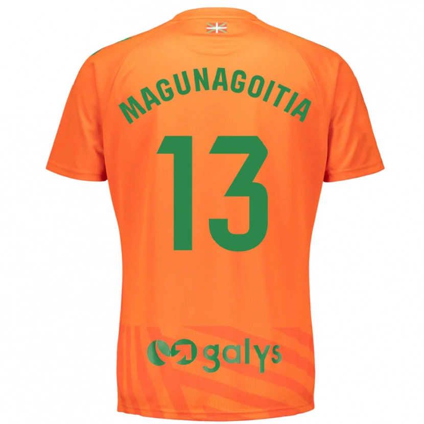 Danxen Herren Jonmi Magunagoitia #13 Trikot Orange Grün Torwarttrikot 2025/26 Österreich