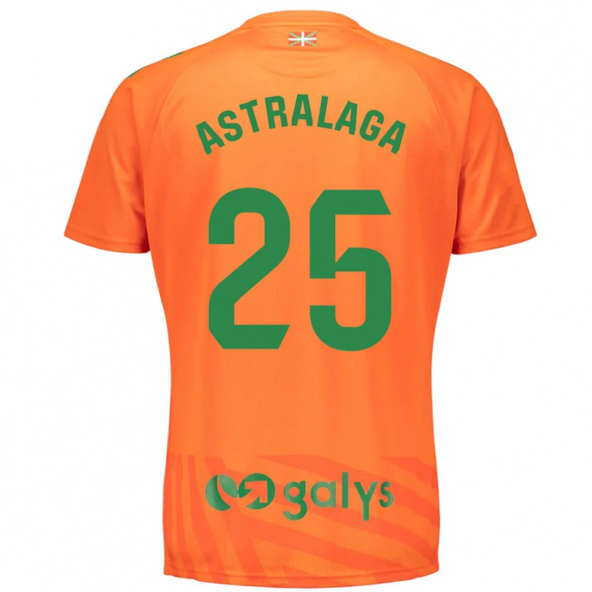 Danxen Herren Eunate Astralaga Aranguren #25 Trikot Orange Grün Torwarttrikot 2025/26 Österreich