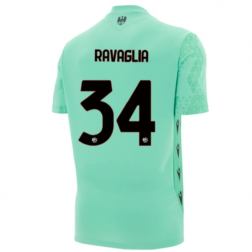 Danxen Herren Federico Ravaglia #34 Trikot Mint Blau Schwarz Torwarttrikot 2025/26 Österreich