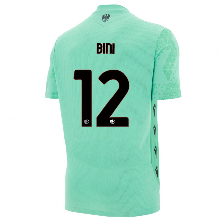 Danxen Herren Cesare Bini #12 Trikot Mint Blau Schwarz Torwarttrikot 2025/26 Österreich