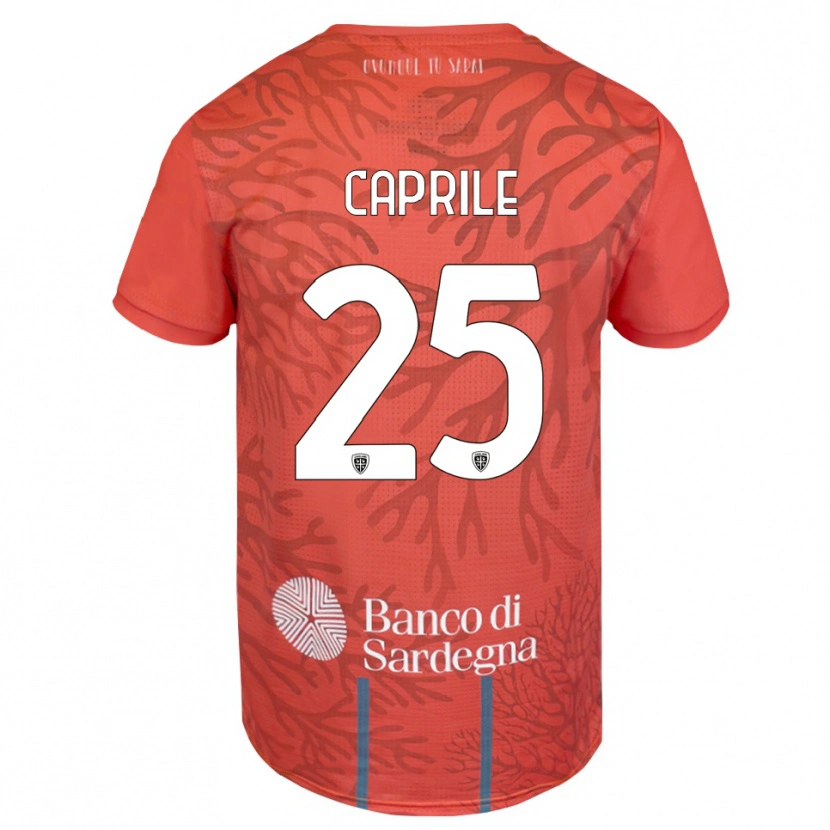 Danxen Herren Elia Caprile #25 Trikot Orange Rot Weiß Torwarttrikot 2025/26 Österreich