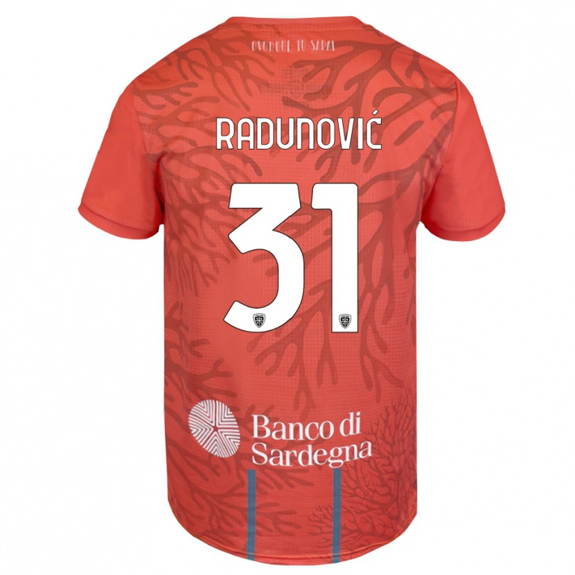 Danxen Herren Boris Radunović #31 Trikot Orange Rot Weiß Torwarttrikot 2025/26 Österreich