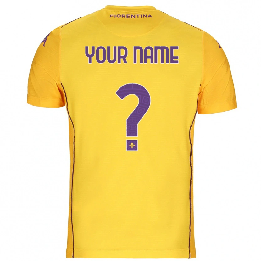 Danxen Herren ACF Fiorentina Trikot Orange Gelb Lila Torwarttrikot 2025/26 Österreich