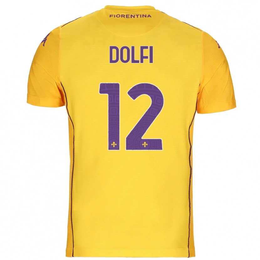 Danxen Herren Brando Dolfi #12 Trikot Orange Gelb Lila Torwarttrikot 2025/26 Österreich